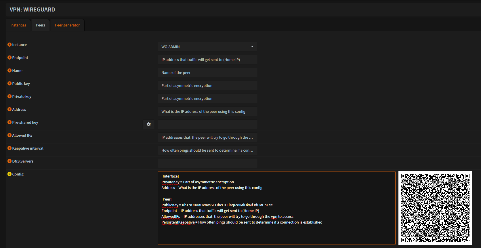 WireGuard's Peer Generator